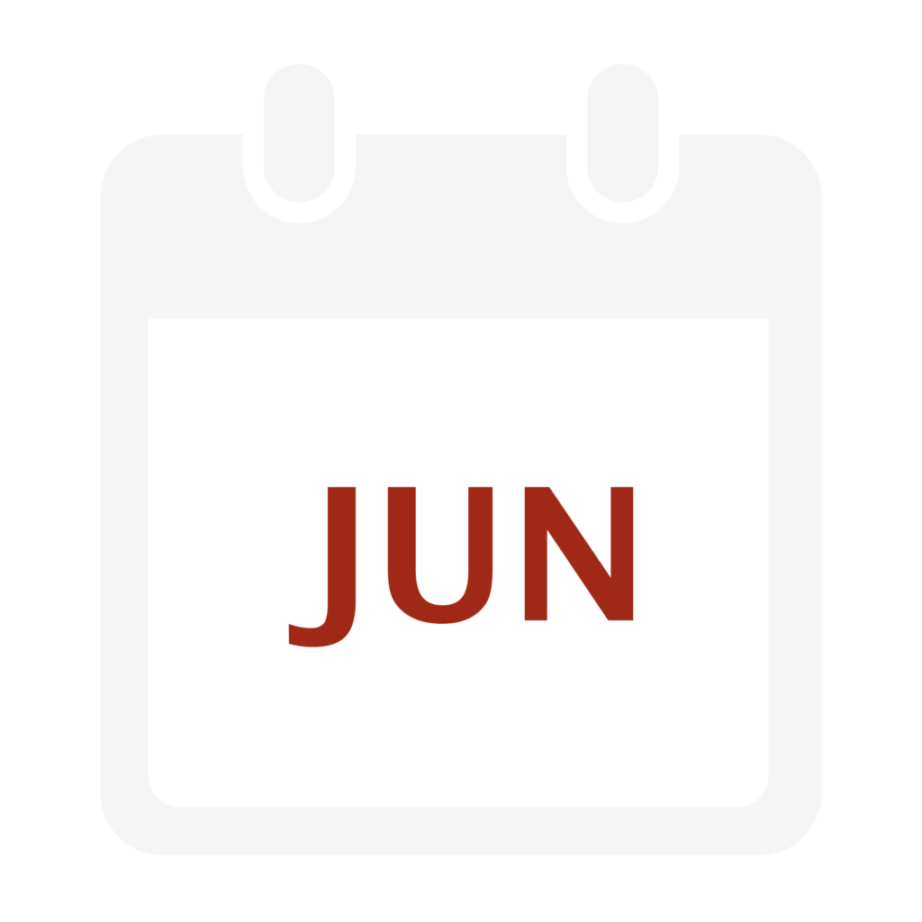 Calendar Icon for June