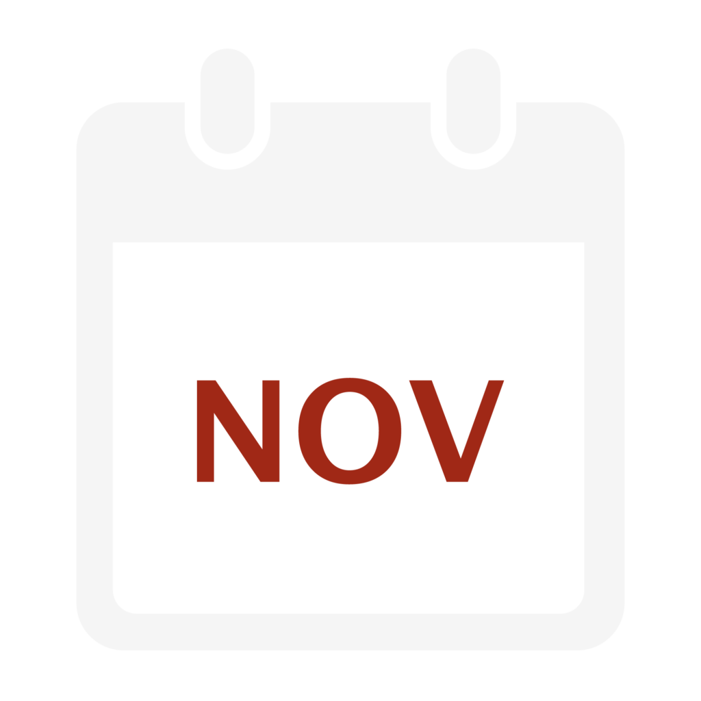 Calendar Icon for November