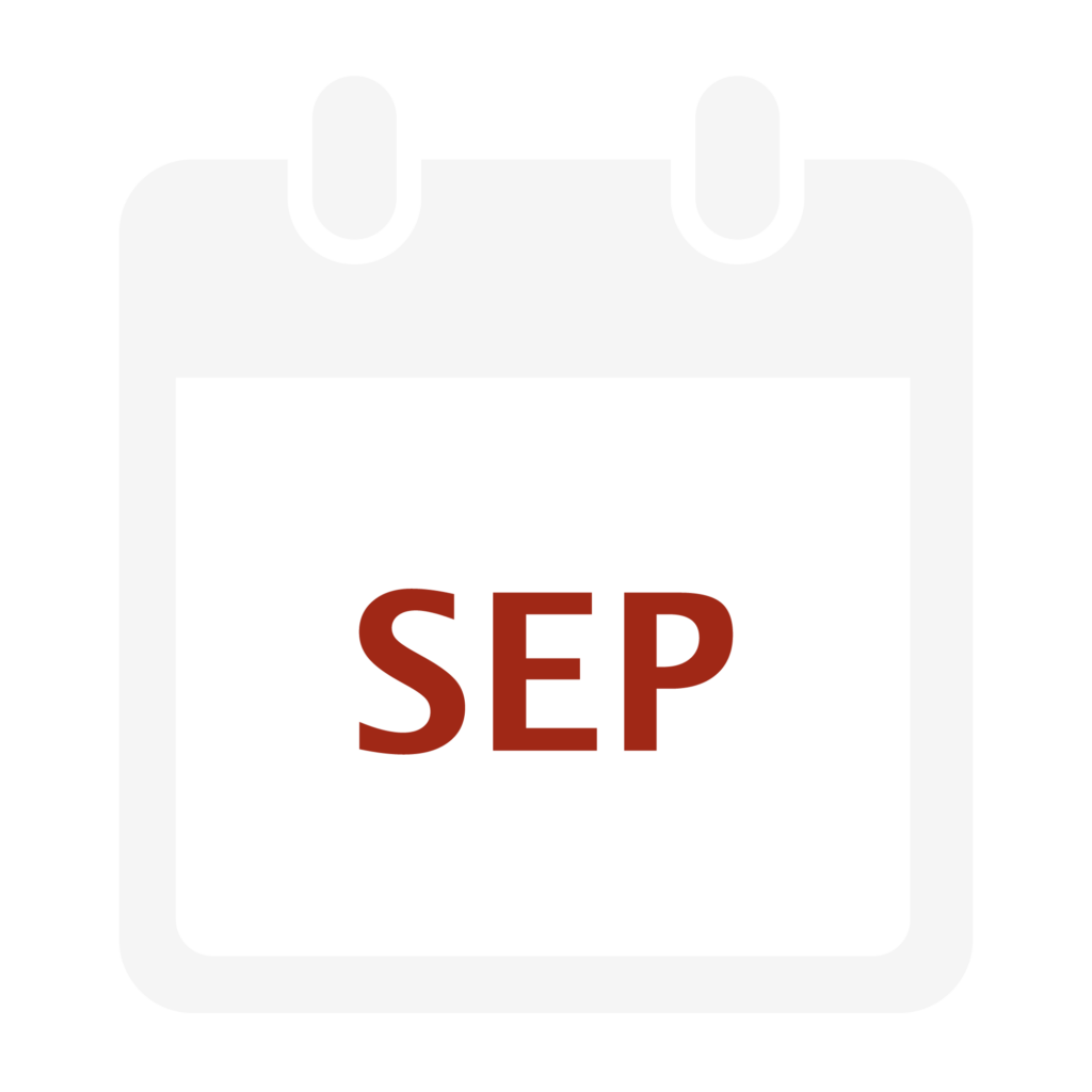 Calendar Icon for September